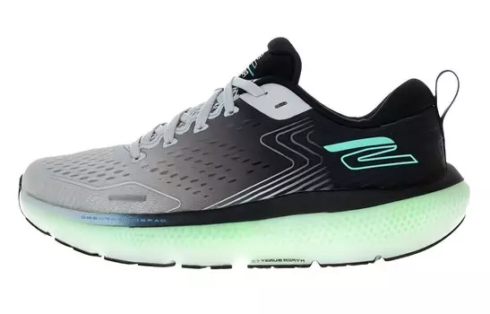Кроссовки женские с низким верхом серые/черные Skechers