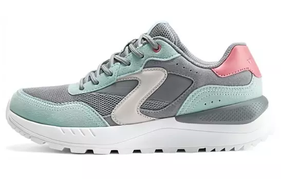 Кроссовки женские с низким верхом серые/мятные Skechers