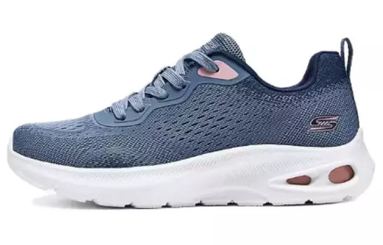 Кроссовки женские с низким верхом серые/синие Skechers