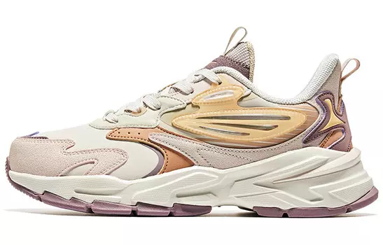 Кроссовки женские с низким верхом серый/розовый Erke