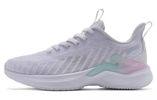 Кроссовки женские с низким верхом серый/синий Qiaodan