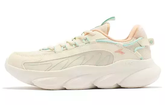 Кроссовки женские с низким верхом Sigo/персиковый, песочный/синий 361°