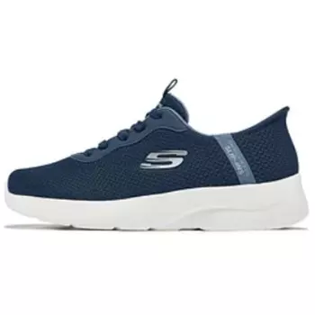 Кроссовки женские с низким верхом, синие/белые Skechers