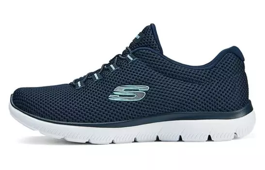 Кроссовки женские с низким верхом, синие/светло-голубые Skechers