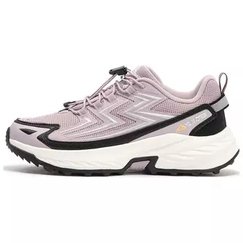 Кроссовки женские с низким верхом, сиренево-серый/обсидианово-черный 361°