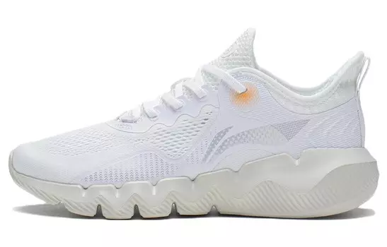 Кроссовки женские с низким верхом стандартные белые/облачно-белые Lining