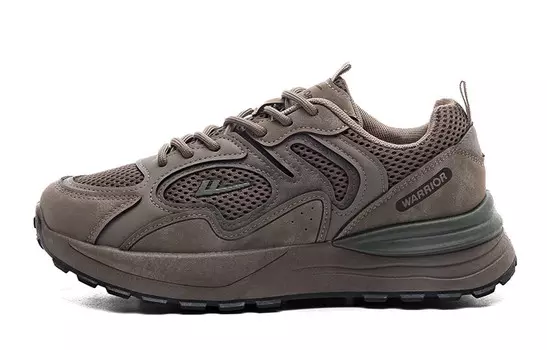 Кроссовки женские с низким верхом темно-серые Warrior