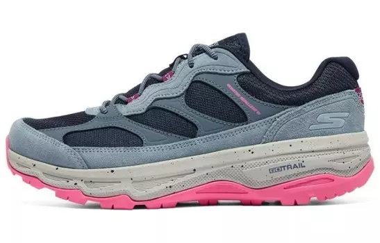 Кроссовки женские с низким верхом темно-синие/розовые Skechers