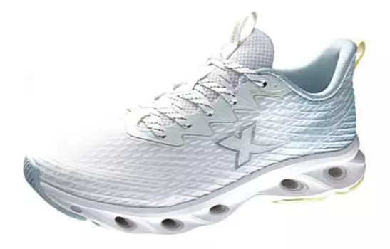 Кроссовки женские с низким верхом Xtep, белый/зеленый