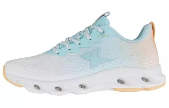 Кроссовки женские с низким верхом Xtep, цвет White-blue-orange