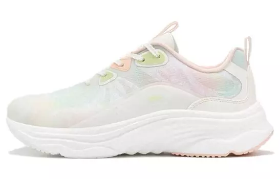 Кроссовки женские с низким верхом зеленые/розовые/фиолетовые Xtep