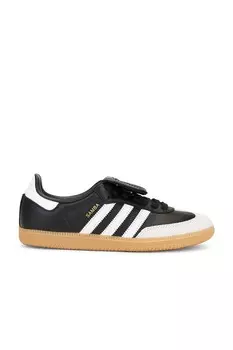 Кроссовки женские Samba LT Adidas Originals, цвет Core Black, White, & Gold Metallic