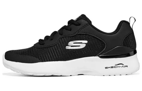 Кроссовки женские Skech-Air Dynamight Lifestyle с низким верхом, черные/белые Skechers