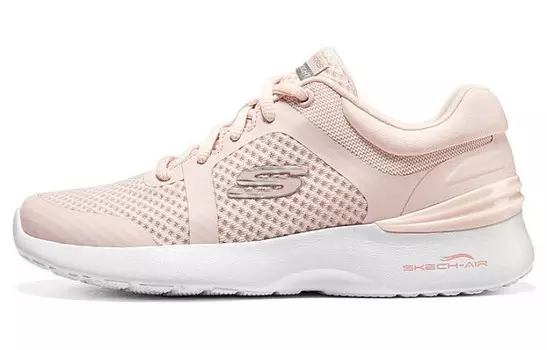 Кроссовки женские Skech-Air Dynamight Lifestyle с низким верхом, белые/розовые Skechers