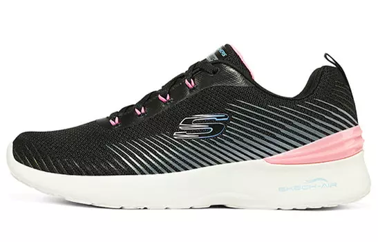 Кроссовки женские Skech-Air Dynamight Low-top Black/Powder Skechers