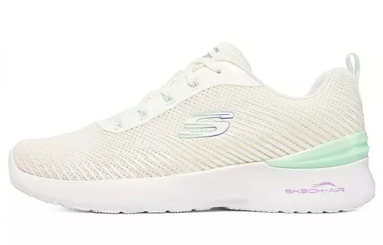 Кроссовки женские Skech-Air Dynamight с низким верхом, зеленые/розовые/белые Skechers