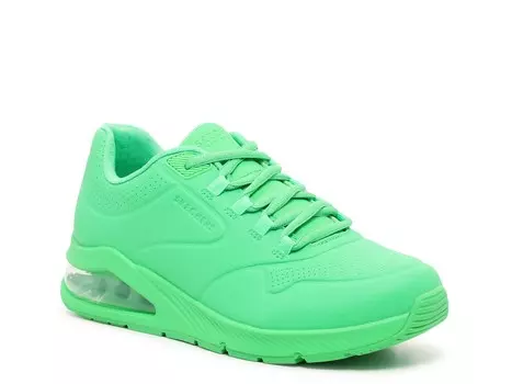 Кроссовки женские Skechers Uno 2 Great Kolor, лаймово-зеленый