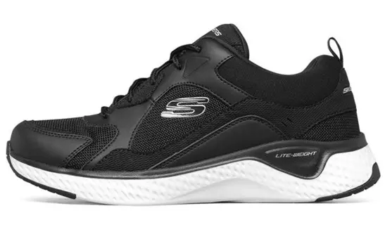 Кроссовки женские Solar Fuse с низким верхом, черные Skechers