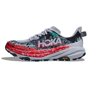 Кроссовки женские SPEEDGOAT 6 с низким верхом, цвет Gull Grey / Storm Blue Hoka One One
