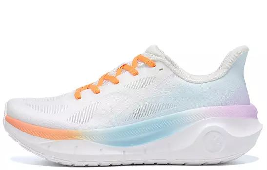 Кроссовки женские среднего размера белые/оранжевые/синие/розовые Bmai