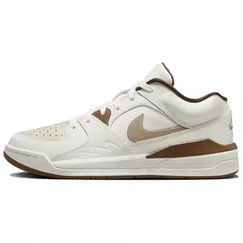 Кроссовки женские Stadium 90 Light British Tan Women's Jordan, белый/коричневый