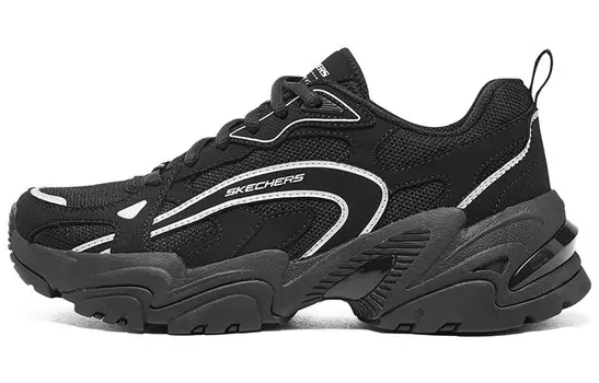 Кроссовки женские Stamina V2 с низким верхом, черные Skechers