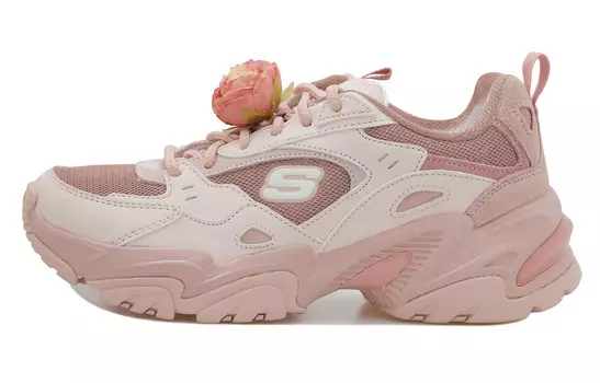 Кроссовки женские Stamina V2 с низким верхом розового цвета Skechers