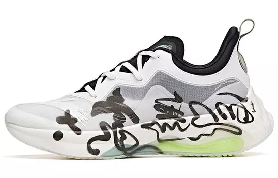 Кроссовки женские Star Mountain Running Shoes Low-top Black/white Anta