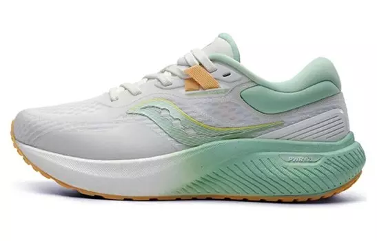 Кроссовки женские Surge 1 Low-top белые/зеленые/желтые Saucony
