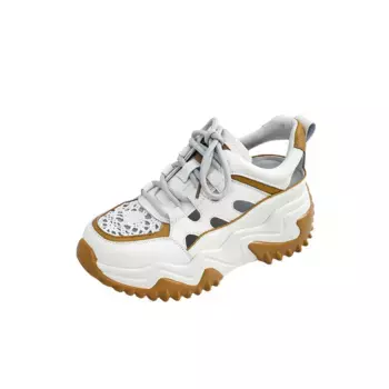 Кроссовки женские толстые низкие Abcfjg, белый