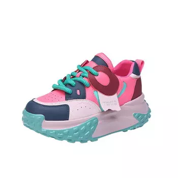 Кроссовки женские толстые низкие Abcfjg, цвет Black Coffee