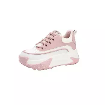 Кроссовки женские толстые низкие Abcfjg, розовый