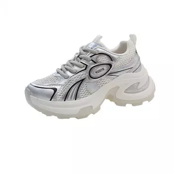 Кроссовки женские толстые низкие Abcylm, белый