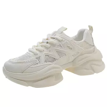 Кроссовки женские толстые низкие Abcylm, белый