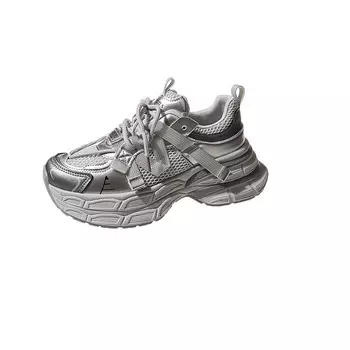 Кроссовки женские толстые низкие Abcylm, красный