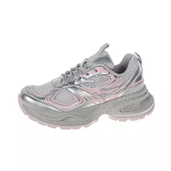 Кроссовки женские толстые низкие Abcylm, розовый