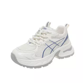 Кроссовки женские толстые низкие Abcylm, серебряный