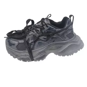 Кроссовки женские толстые низкие Abcylm, серый