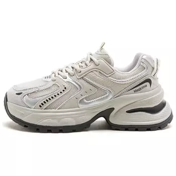 Кроссовки женские толстые низкие Agsdon, фиолетовый