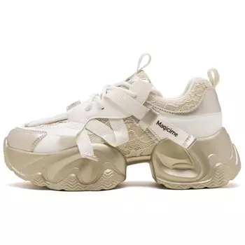 Кроссовки женские толстые низкие Agsdon, серый