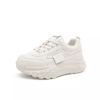 Кроссовки женские толстые низкие Aifulin, зеленый