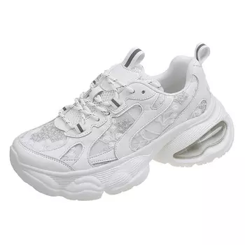 Кроссовки женские толстые низкие Annai, белый