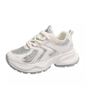 Кроссовки женские толстые низкие Annai, черный