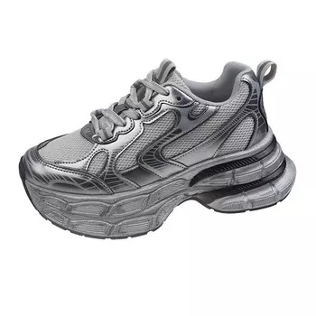 Кроссовки женские толстые низкие Annai, черный