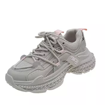 Кроссовки женские толстые низкие Annai, черный