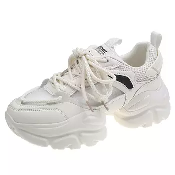 Кроссовки женские толстые низкие Annai, черный