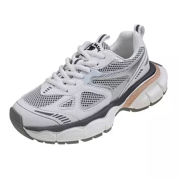 Кроссовки женские толстые низкие Annai, серебряный