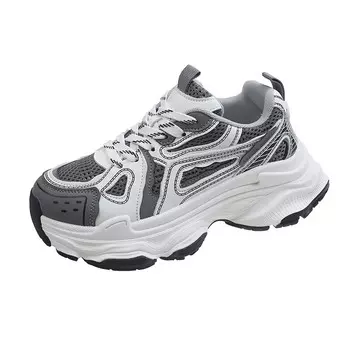 Кроссовки женские толстые низкие Annai, серый