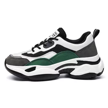 Кроссовки женские толстые низкие Aokang, белый/розовый