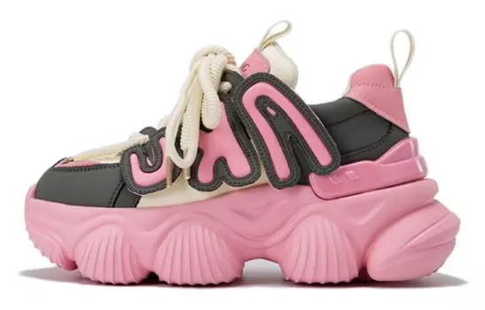 Кроссовки женские толстые низкие Aokang, бежевый